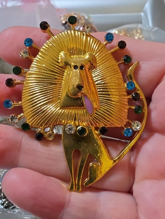 None Jewelry - A8- Whimsical Dog Lion!